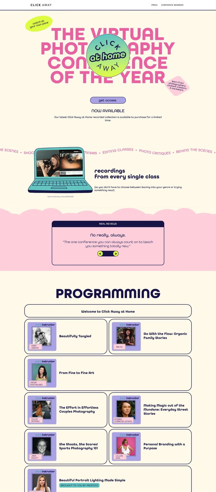Screenshot 2 of Click Away Conference (Example WordPress Conference Website)