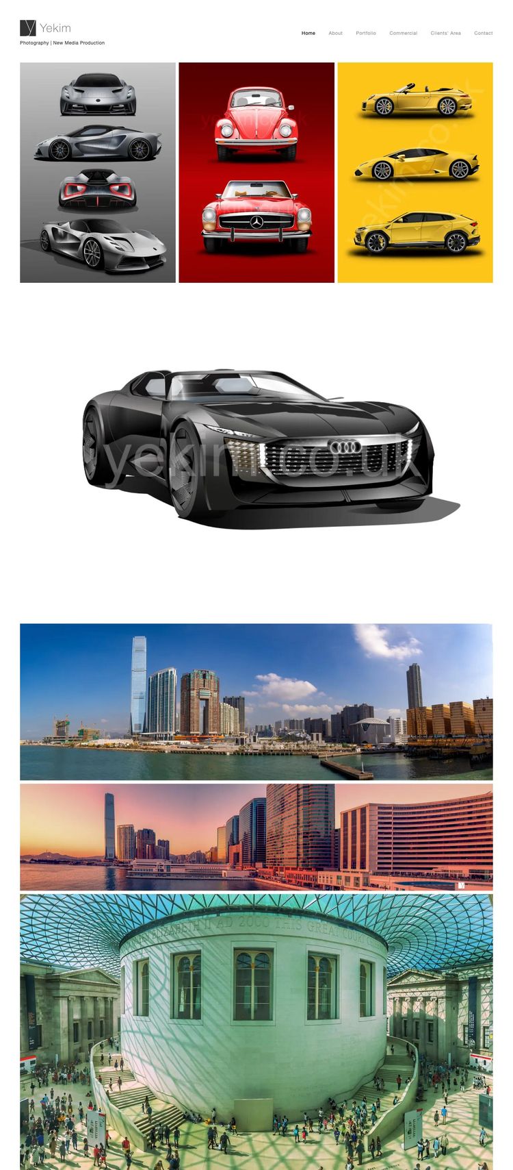 Screenshot 2 of Yekim Photography (Example Squarespace Photography Website)