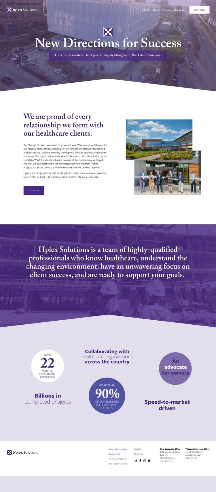 Screenshot 2 of Hplex (Example Squarespace Real Estate Agent Website)