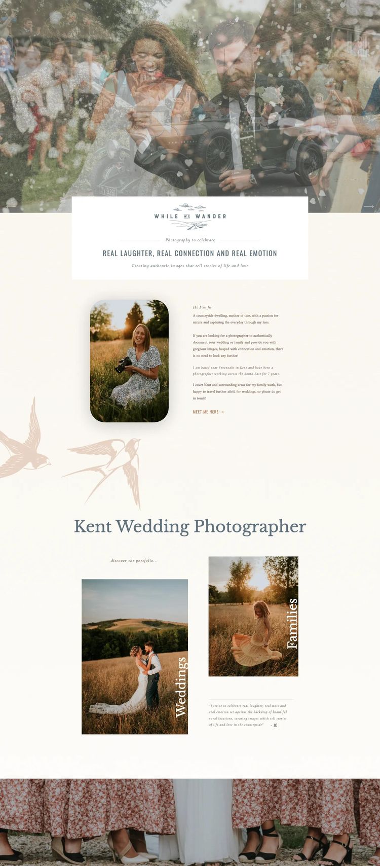 Screenshot 2 of Jo's Photography (Example undefined Photography Website)