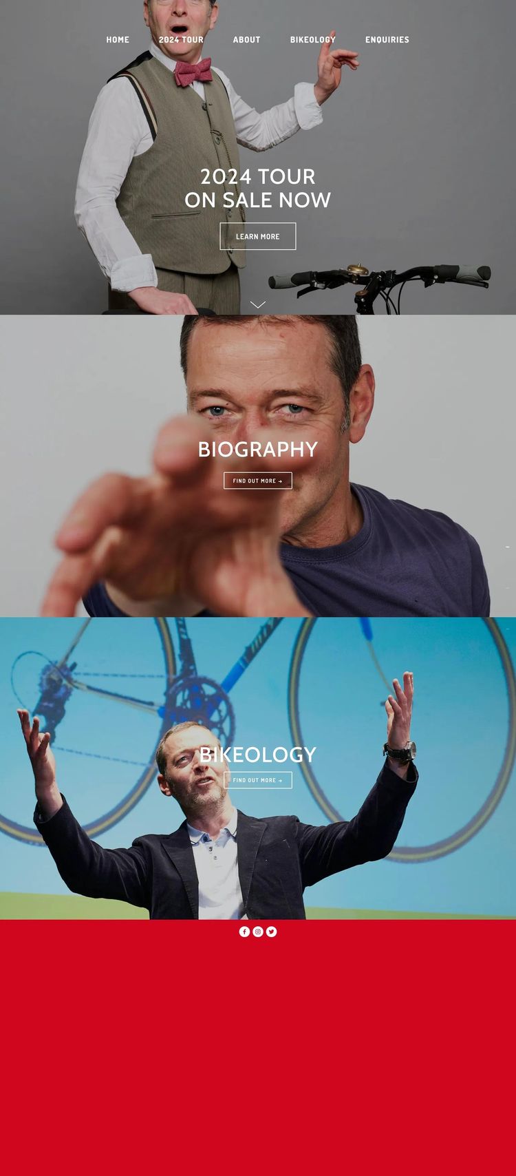 Screenshot 2 of Ned Boulting (Example Squarespace Blog Website)