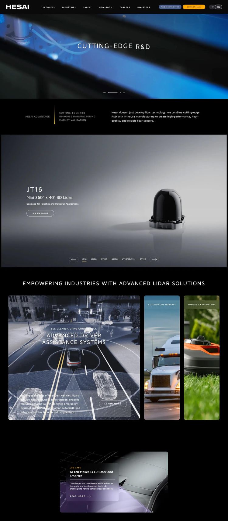 Screenshot 2 of Hesaitech (Example WordPress Hardware and Technology Website)