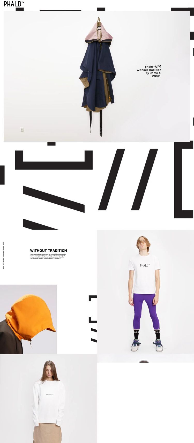 Screenshot 2 of Phald (Example Squarespace Ecommerce (General) Website)