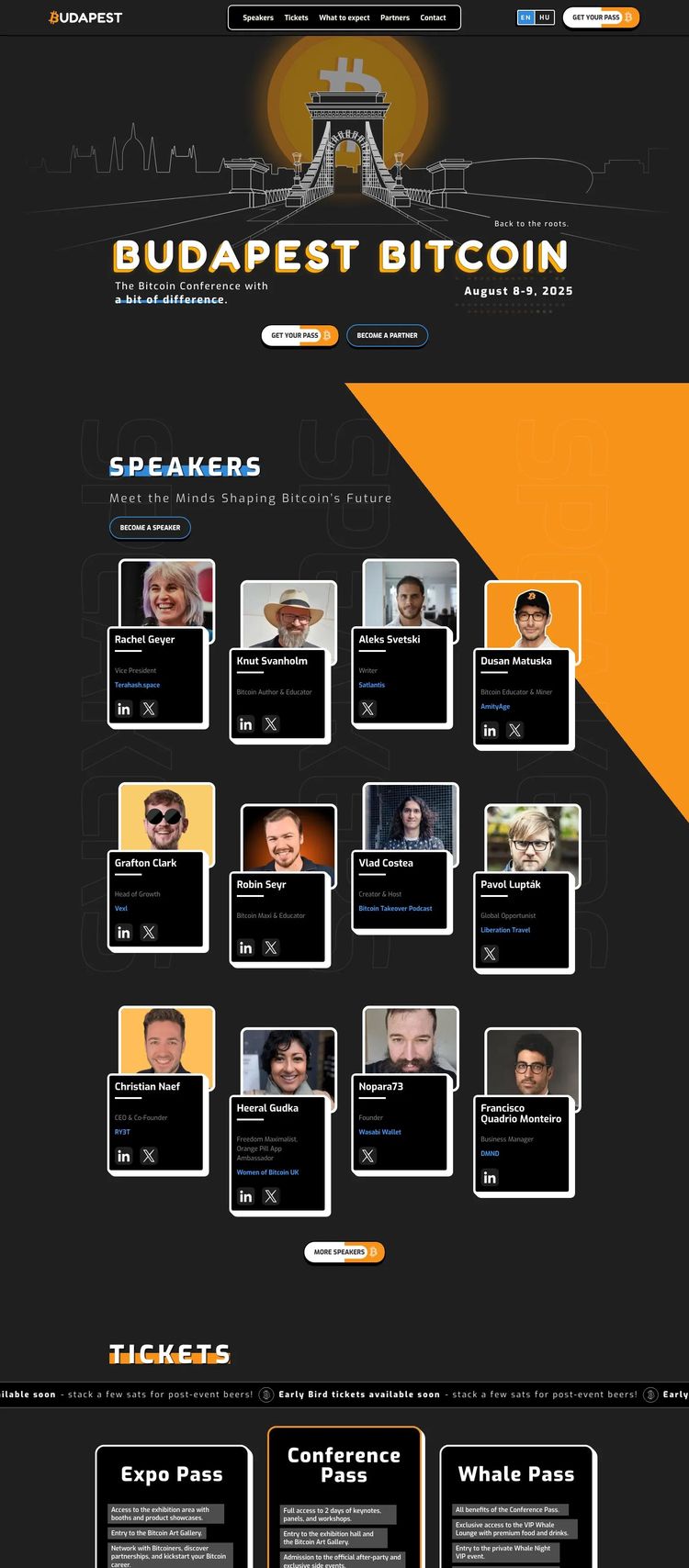 Screenshot 2 of Budapest Bitcoin (Example Next.js Cryptocurrency Website)
