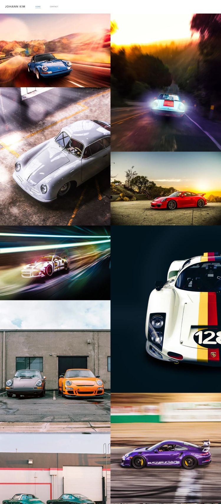 Screenshot 2 of Johann Kim (Example Squarespace Photographer Website)