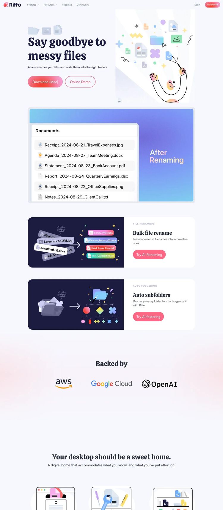 Screenshot 2 of Riffo (Example Next.js Productivity and Collaboration Website)