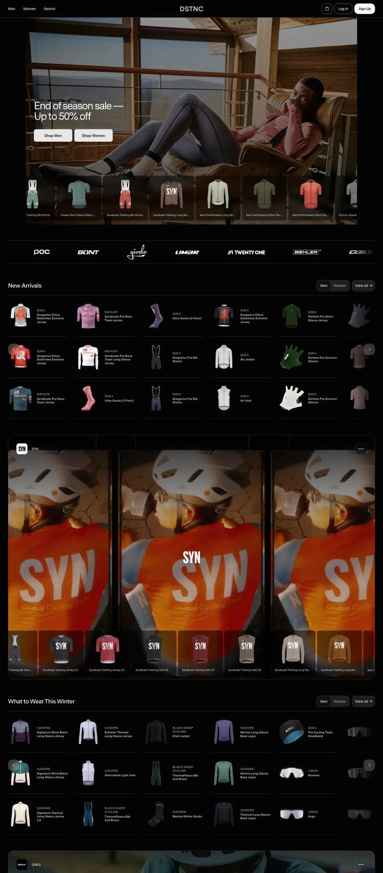 Screenshot 2 of Biehler (Example Webflow T-Shirts Website)