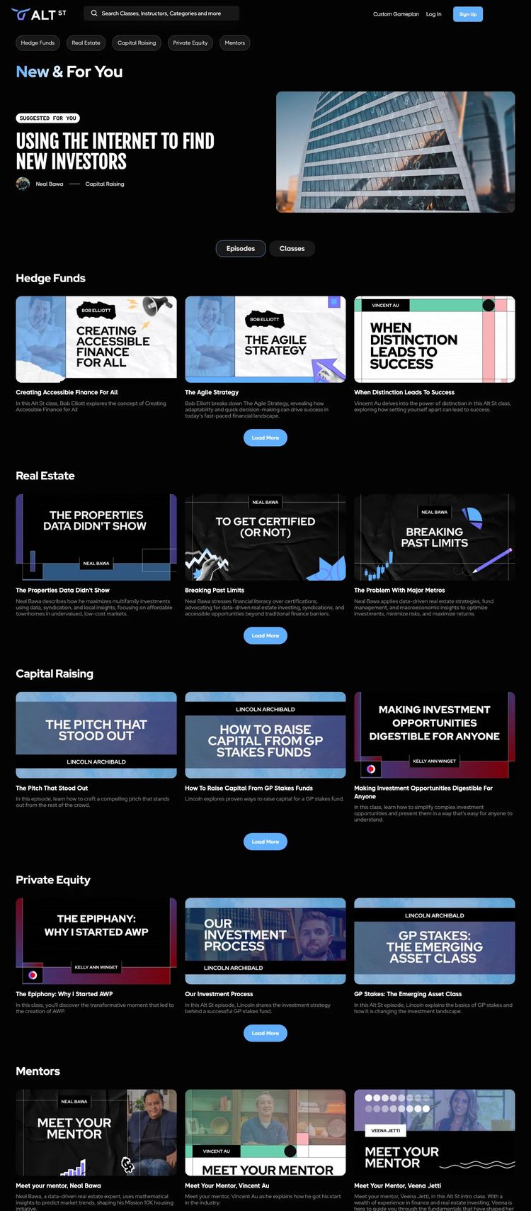 Screenshot 2 of Alt St (Example Webflow Cryptocurrency Website)