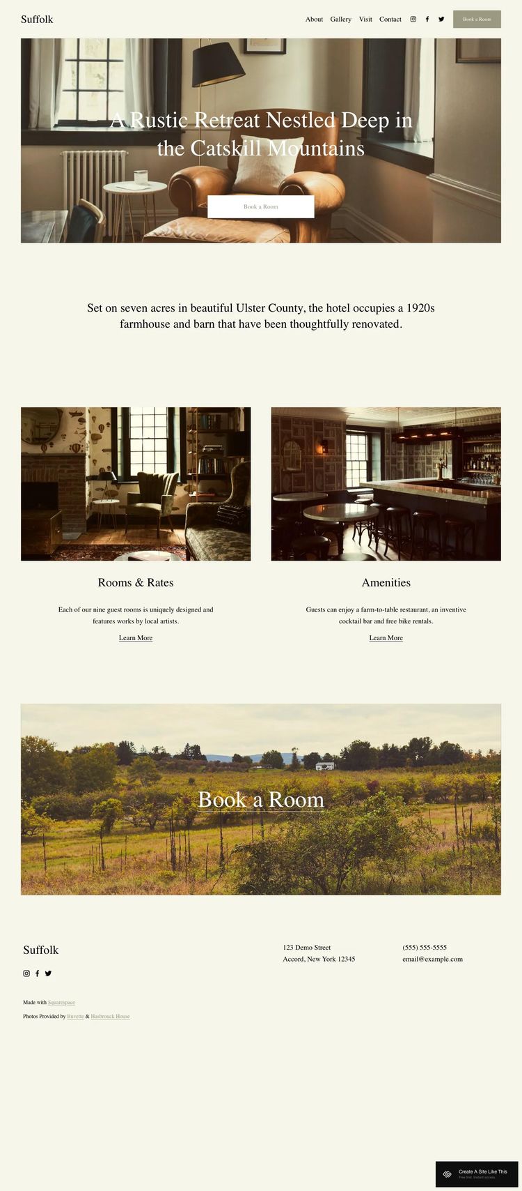 Screenshot 1 of Suffolk Template
