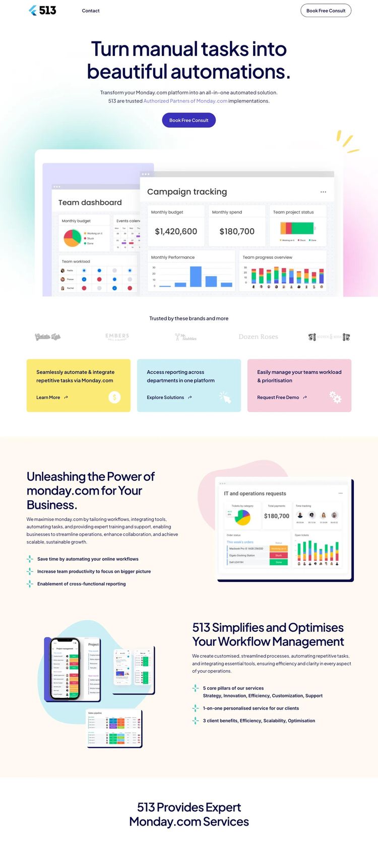 Screenshot 2 of 513 (Example Framer Business Consultant Website)
