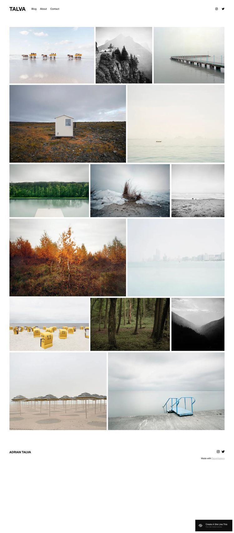 Screenshot 1 of Talva Template