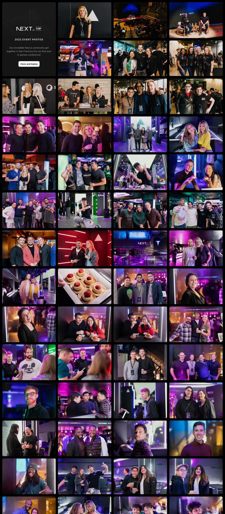 Screenshot 1 of Image Gallery Starter Template
