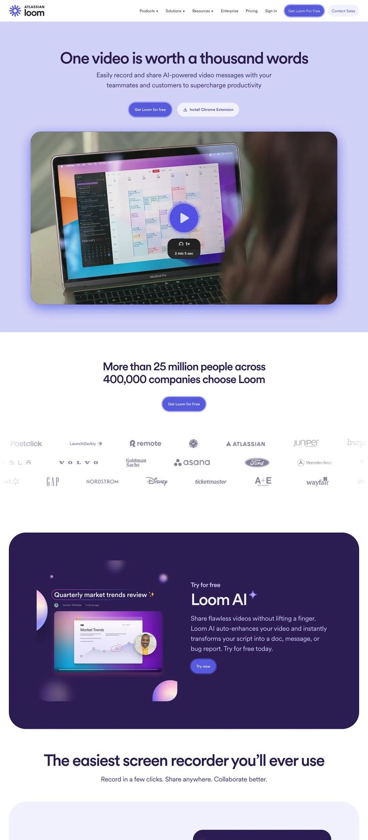 Screenshot 2 of Loom (Example Next.js Productivity and Collaboration Website)