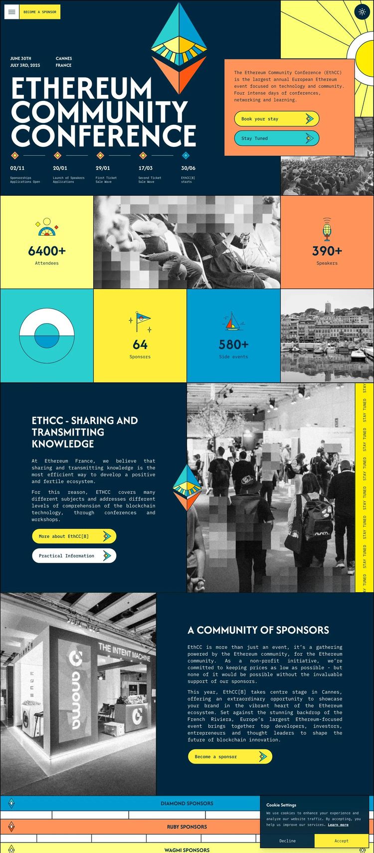Screenshot 2 of Ethereum Community Conference (Example Next.js Conference Website)