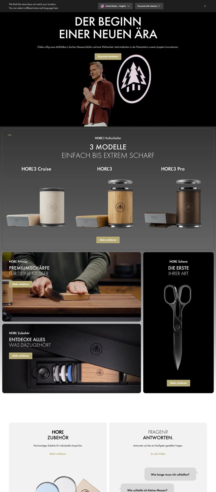 Screenshot 2 of HORL (Example Framer Ecommerce (General) Website)