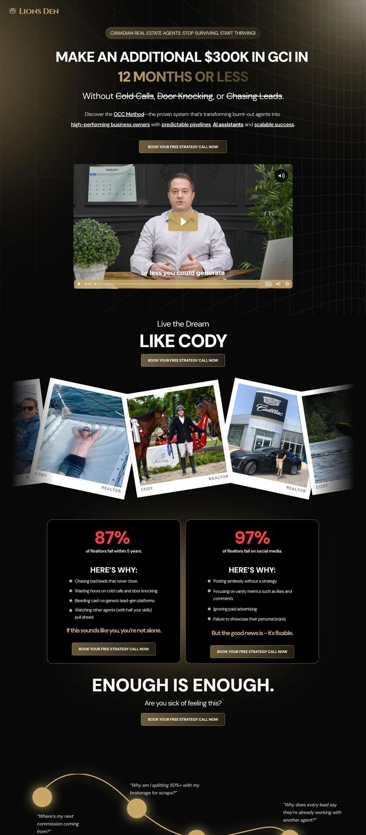 Screenshot 2 of CODY REALTOR (Example Framer Real Estate Agent Website)