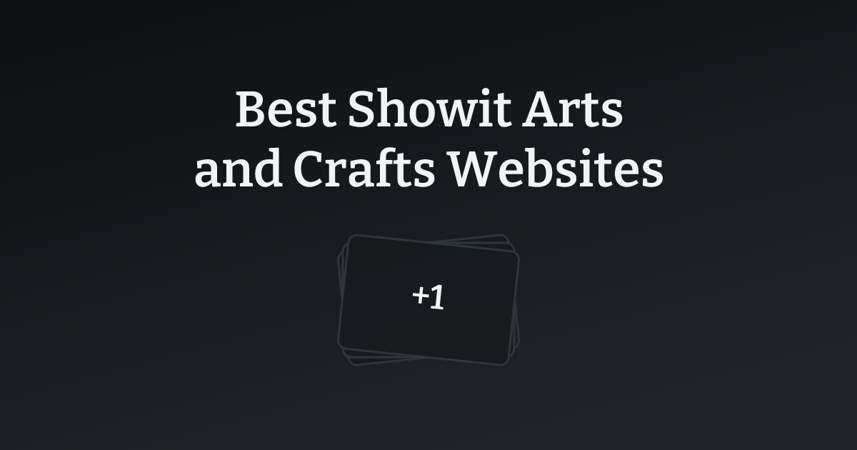 Best Showit Arts and Crafts Websites with count