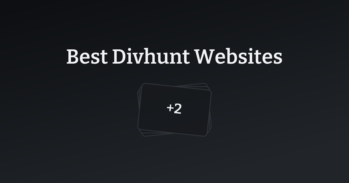 Best Divhunt Websites with count