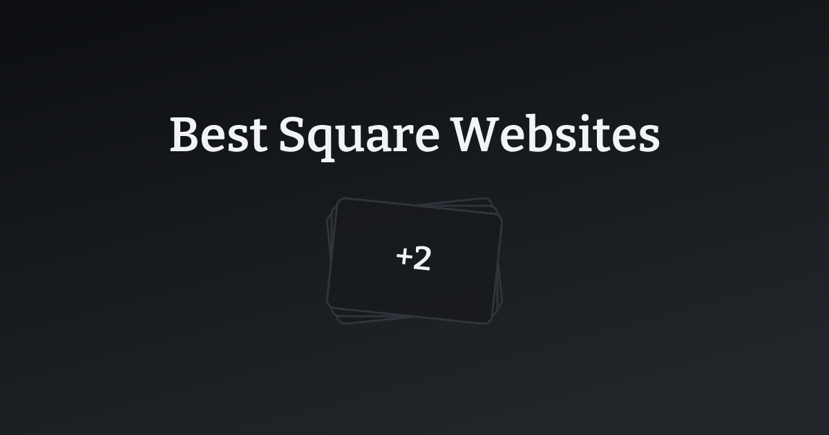 Best Square Websites with count