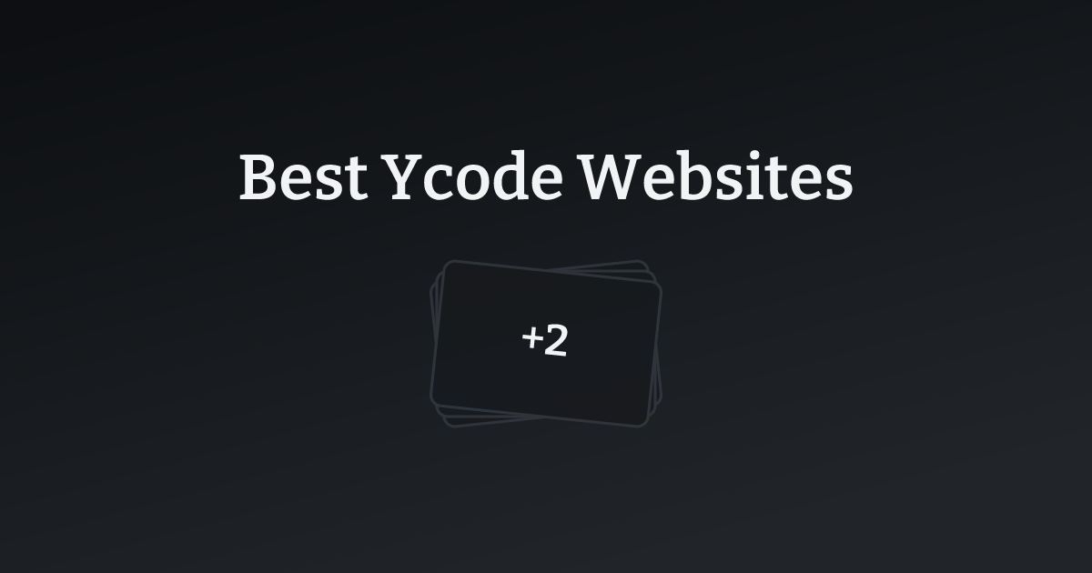 Best Ycode Websites with count