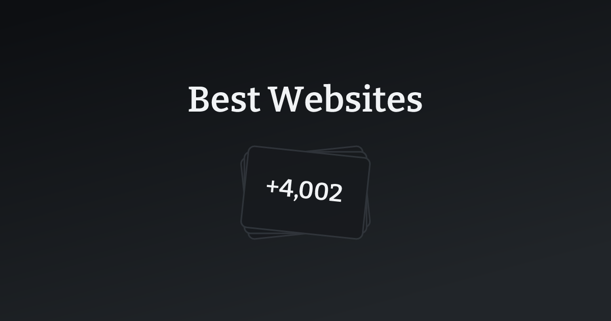 Best Websites with count