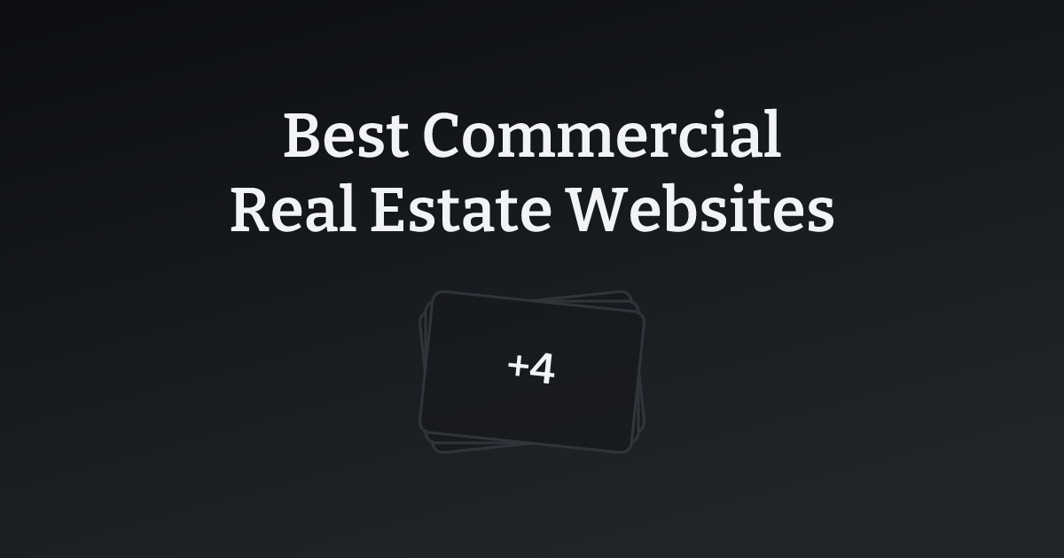 Best Commercial Real Estate Websites with count