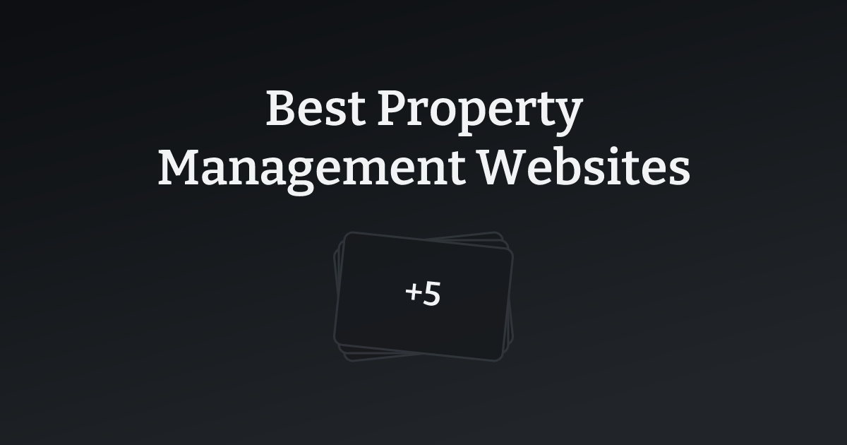 Best Property Management Websites with count